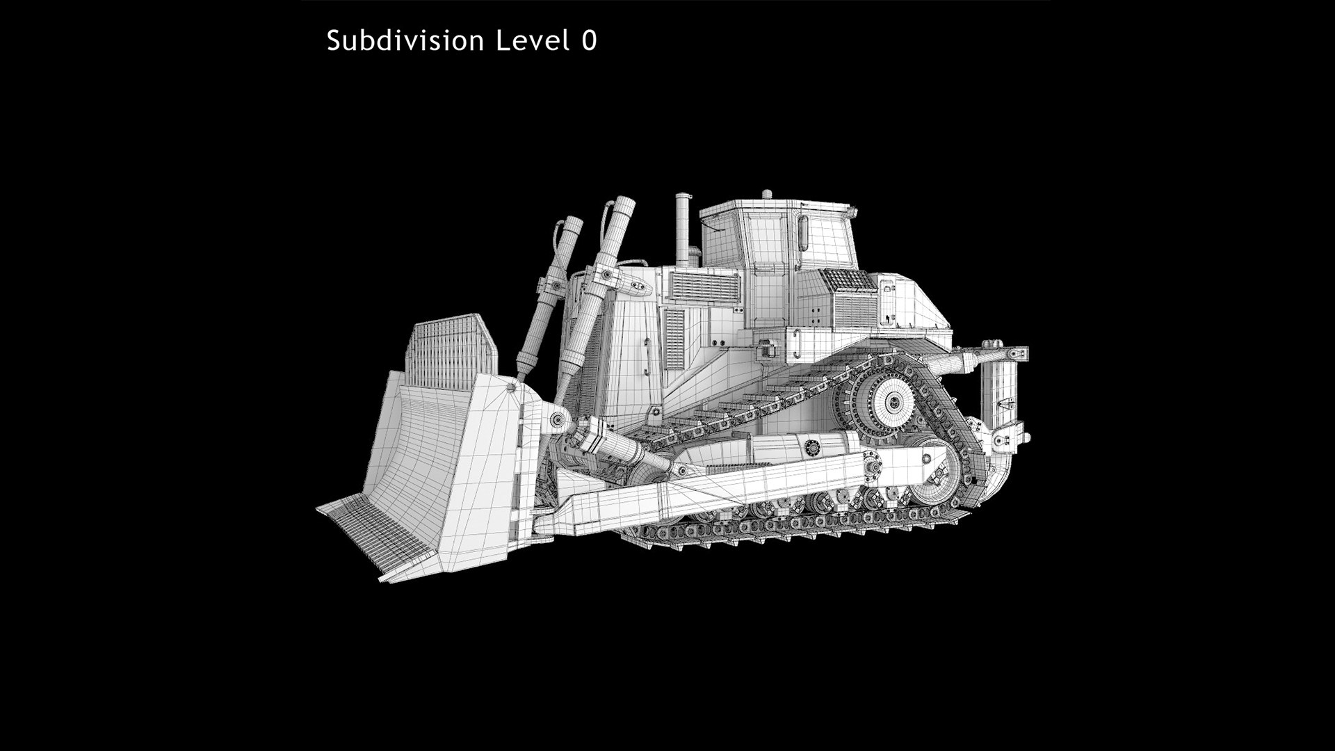 3D bulldozer - TurboSquid 985212