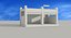 passanger pavilion 3d max