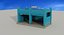 passanger pavilion 3d max