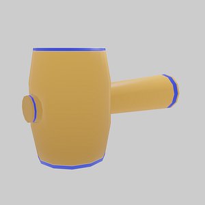 3D cartoon hammer model