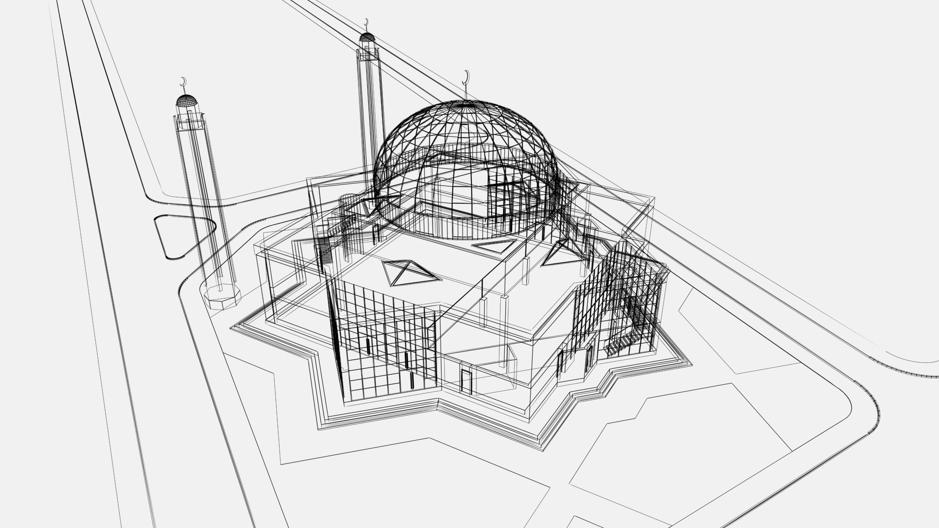 3D Sheikh Zayed Mosque Scenes - TurboSquid 2068268