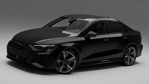 Audi RS3 Sedan 2024 3D model