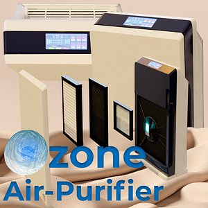 air purifier covid ozone 3D