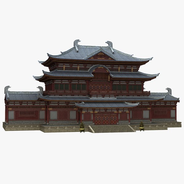 3D chinese ancient architecture