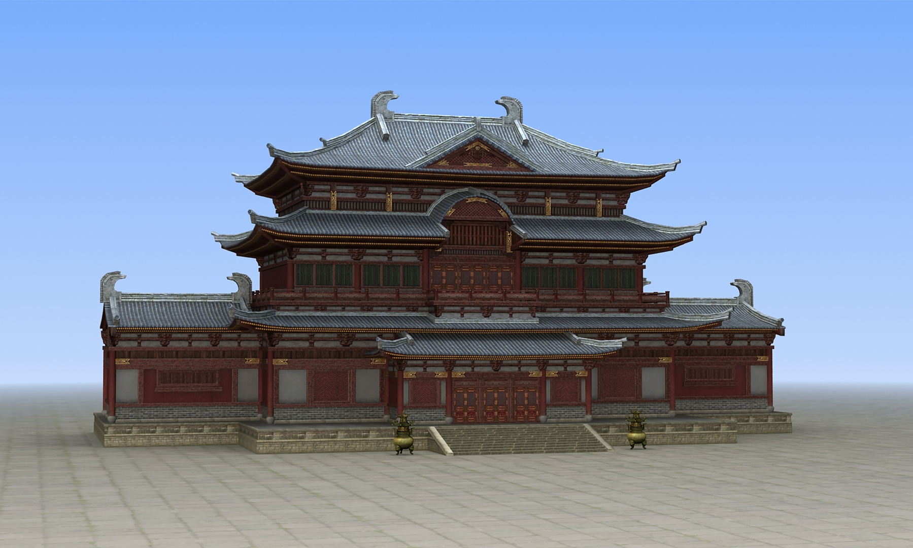 3D Chinese Ancient Architecture - TurboSquid 1363366