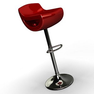 3ds modern barstool