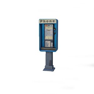 Phone Booth 3D model
