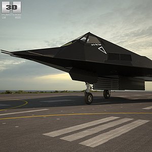 f-117 f 117 3D model