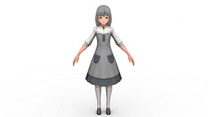 3D model girl child