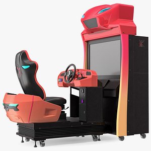 Driving Arcade Machine 3D model