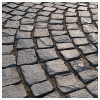 Material of radial paving slabs 01