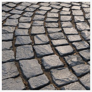 Material of radial paving slabs 01