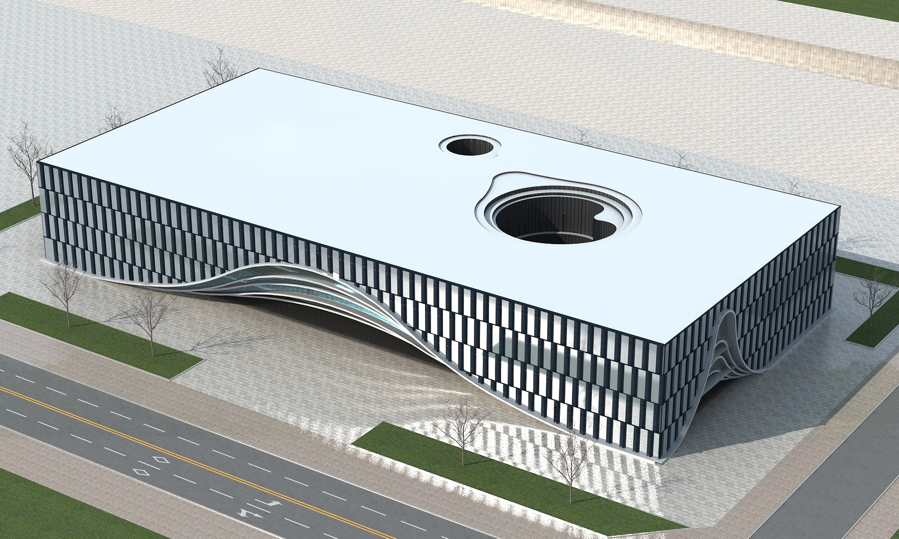 Modern Building 94 3D - TurboSquid 2365832