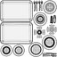 Dish Drainer Plates and Cutlery