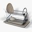 Dish Drainer Plates and Cutlery