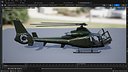 Rigged SA 341 342 Gazelle Helicopter
