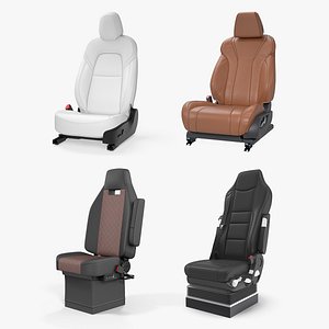 3D Car Driver Seats Collection 2