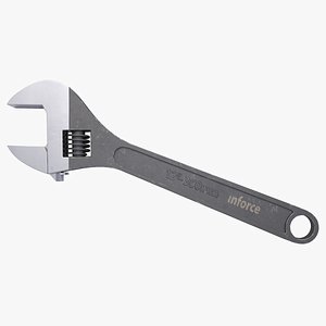 3D screw wrench tool model