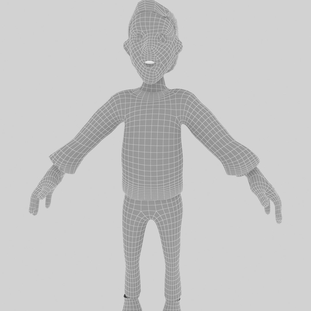 Boy Character Model - TurboSquid 1262508