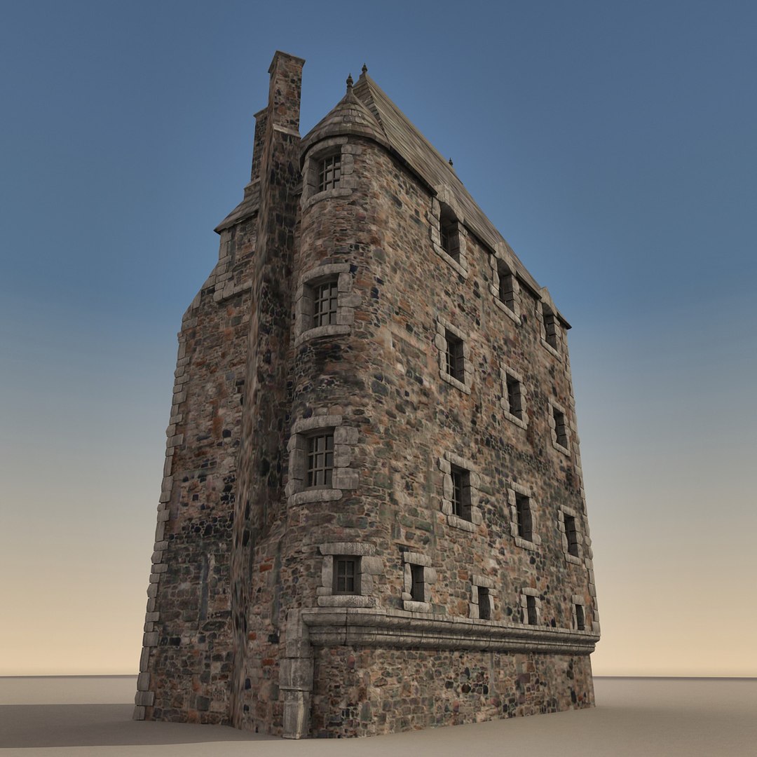 3d European Building Europe Model