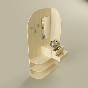 3D corner cabinet model