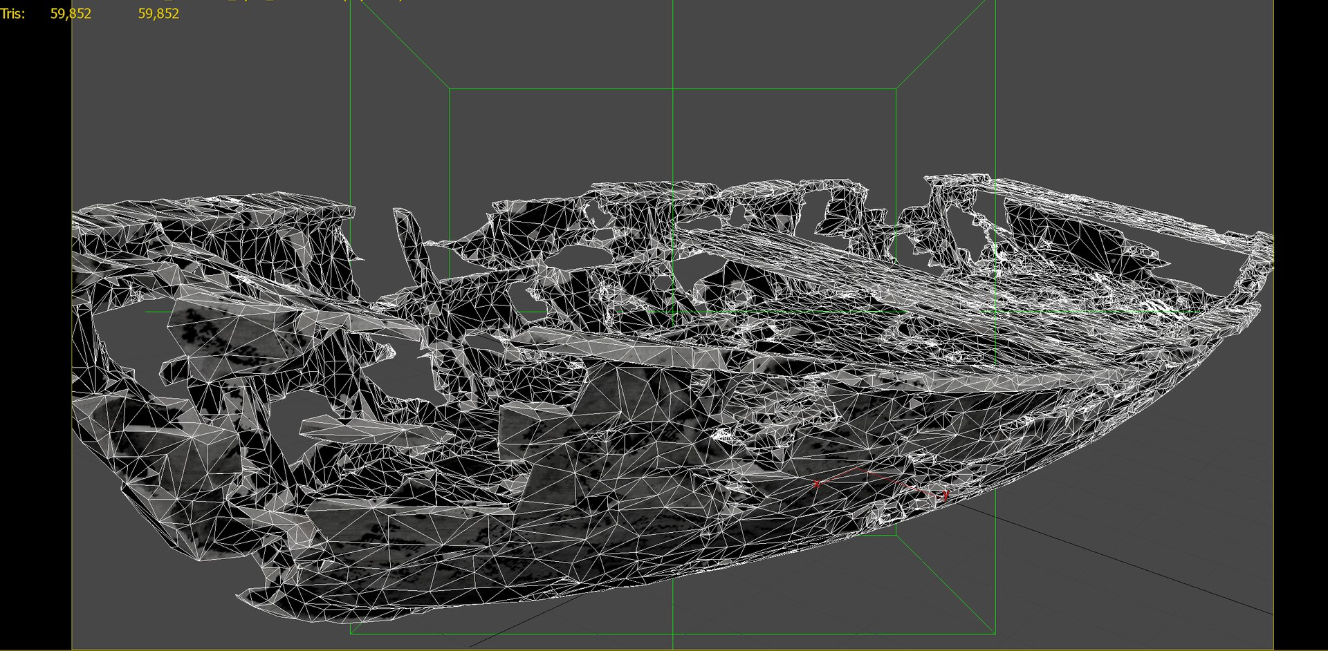 3D Wooden Broken Boat PBR - TurboSquid 2365382