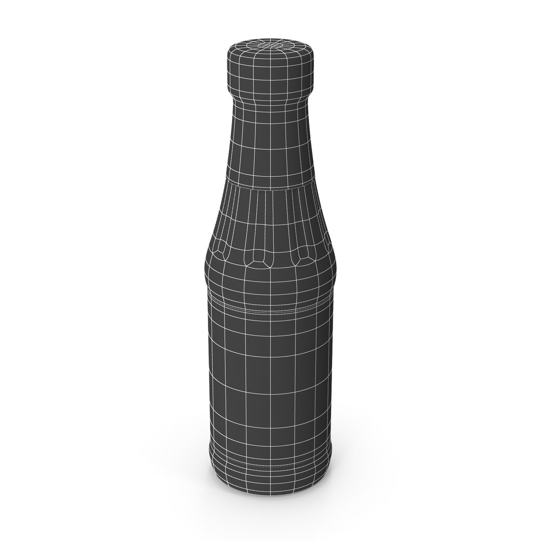 Hot Sauce Bottle model - TurboSquid 1840948