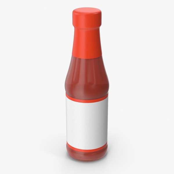 Hot Sauce Bottle 3D model