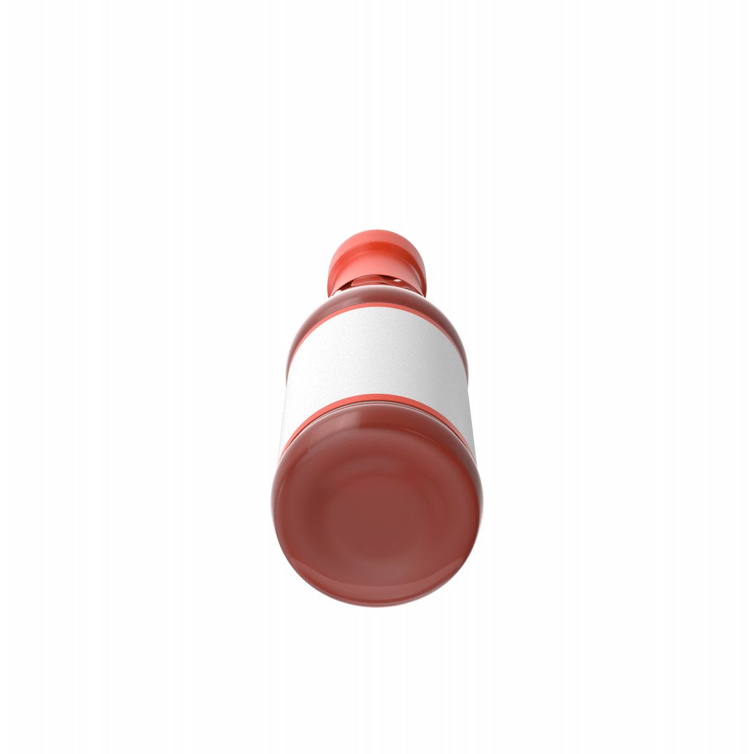 Hot Sauce Bottle model - TurboSquid 1840948