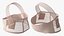 Ceinture de soutien de grossesse beige pour femme enceinte debout