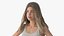 Ceinture de soutien de grossesse beige pour femme enceinte debout