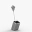 Vaso moderno 011 con fiore