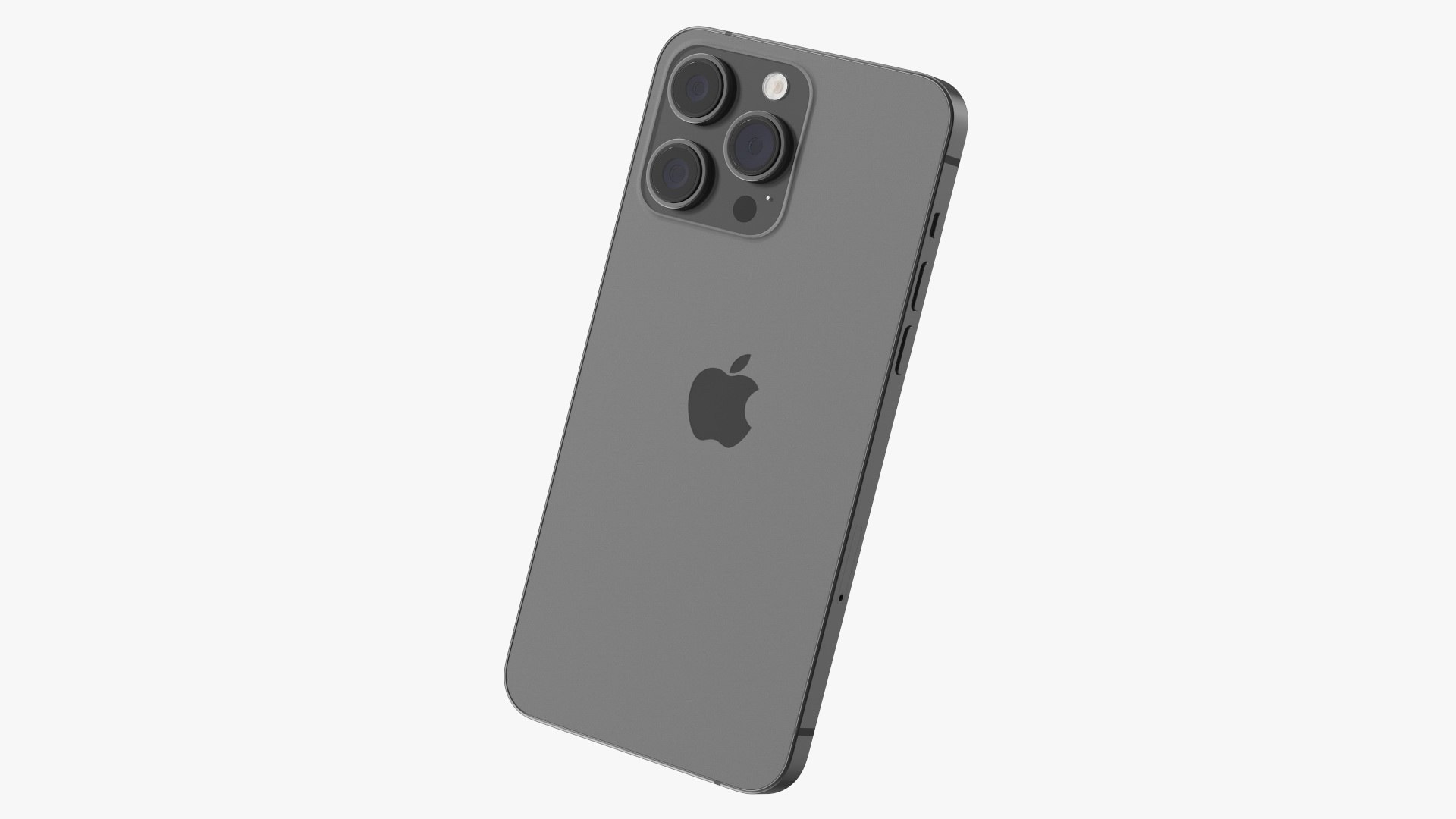 Apple iPhone 14 Pro Max Space Black 3D model preview