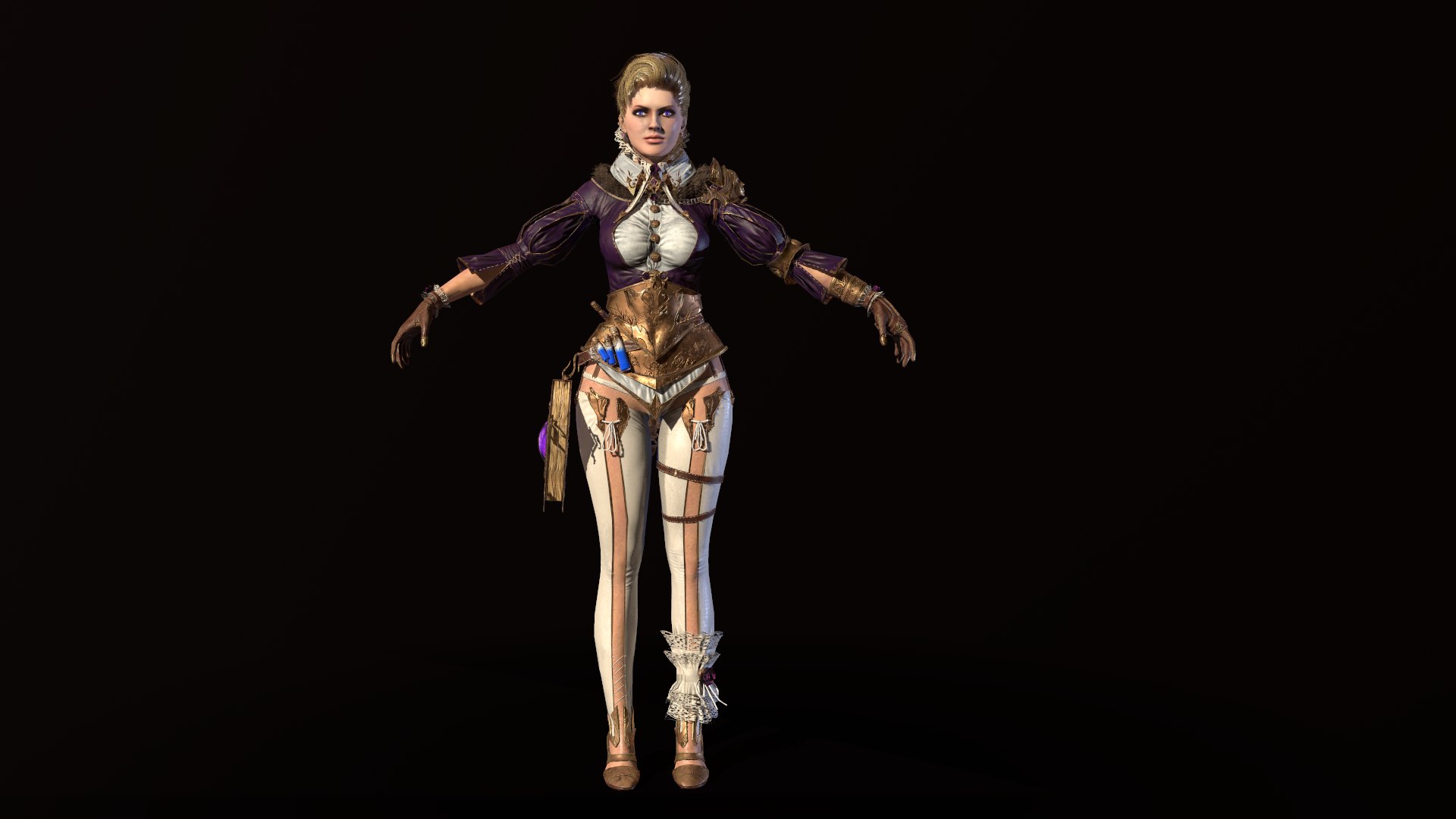 3D Model Magic Girl - TurboSquid 1361542