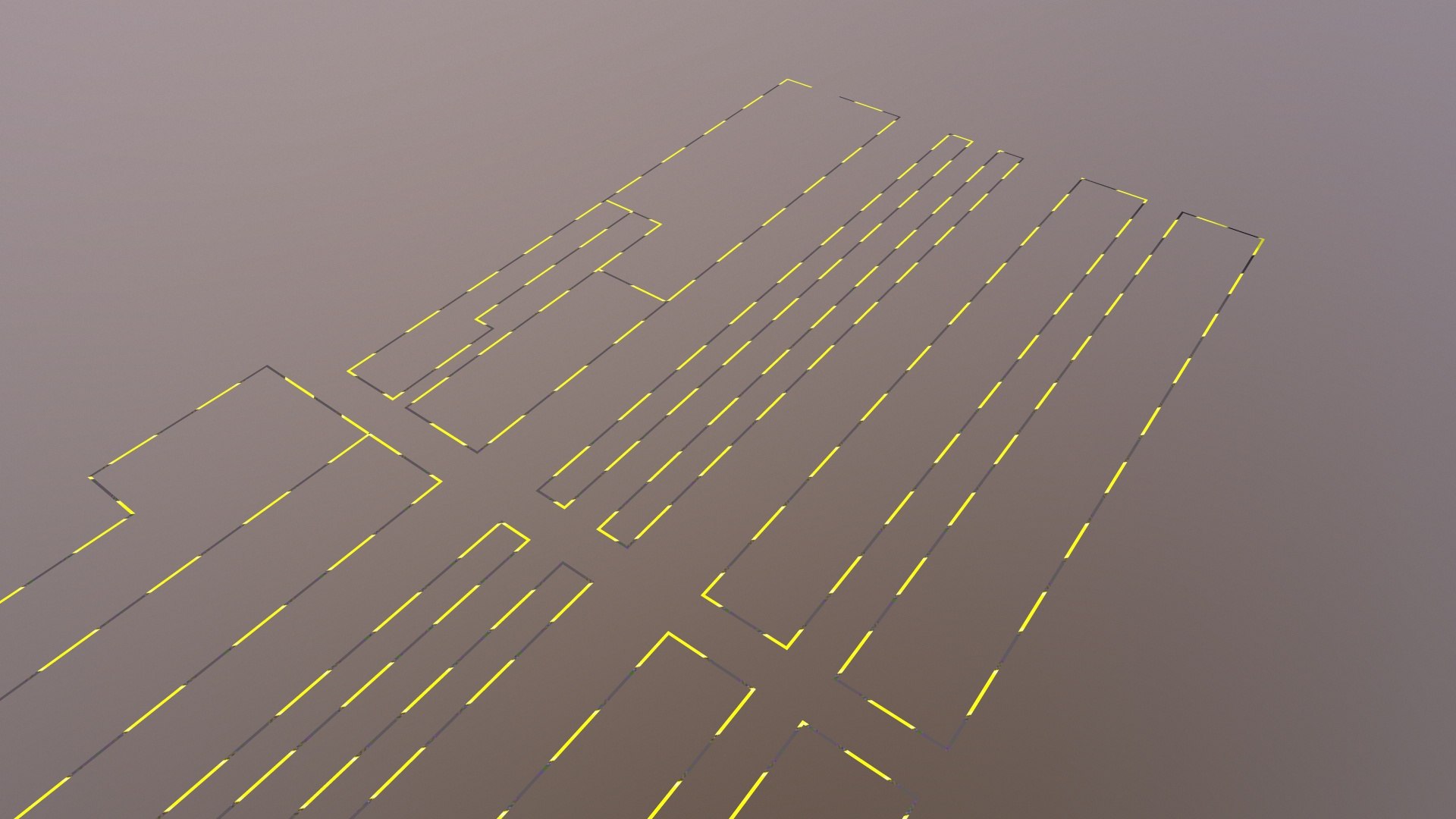 Yellow Floor Strips Marking 3D Model - TurboSquid 2290846