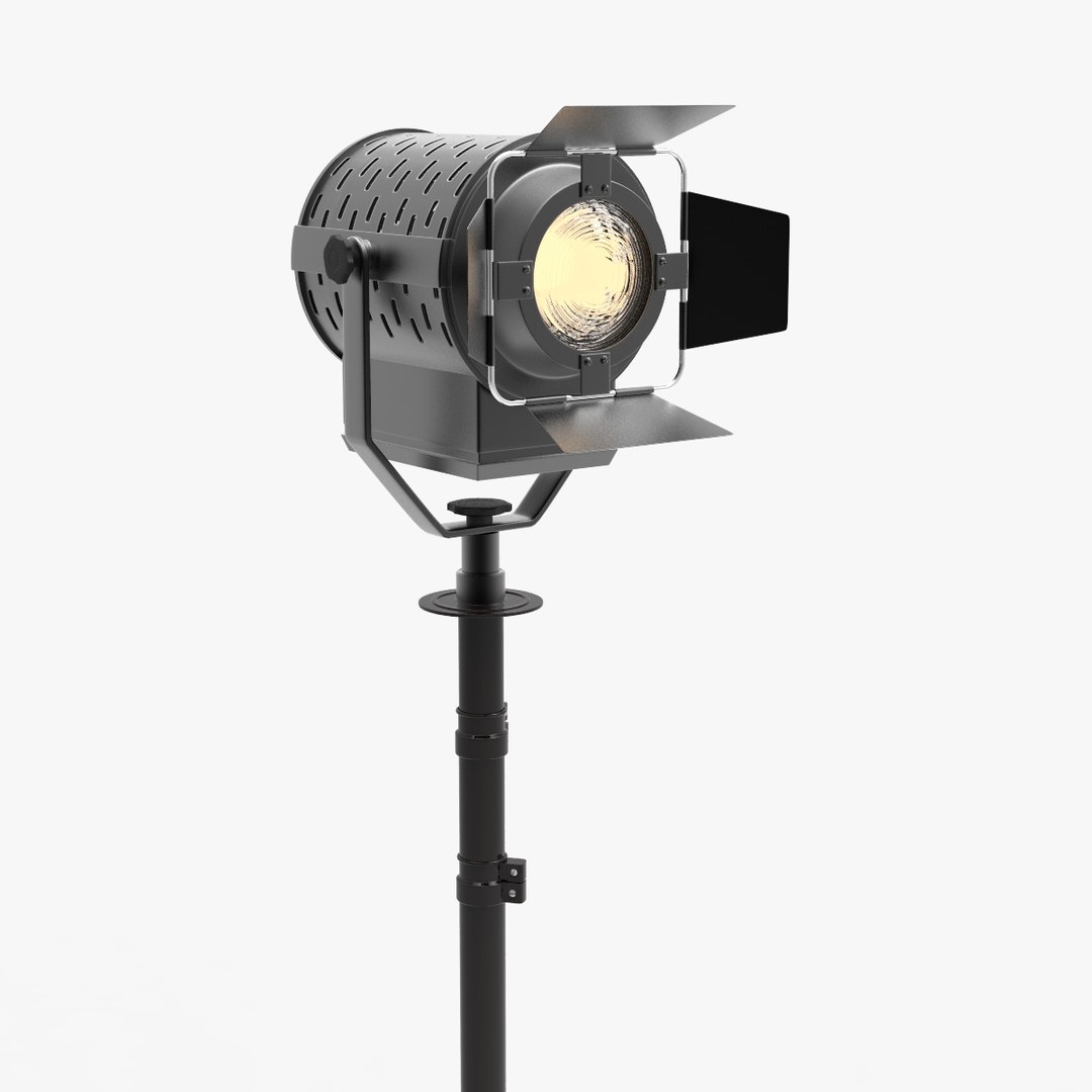 3D spotlight tripod - TurboSquid 1166702