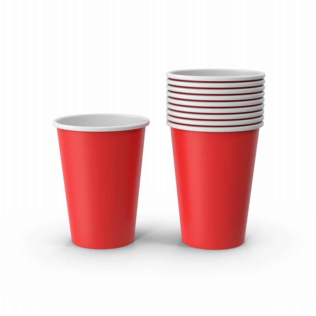 Stack Of Cups Model - TurboSquid 1892648