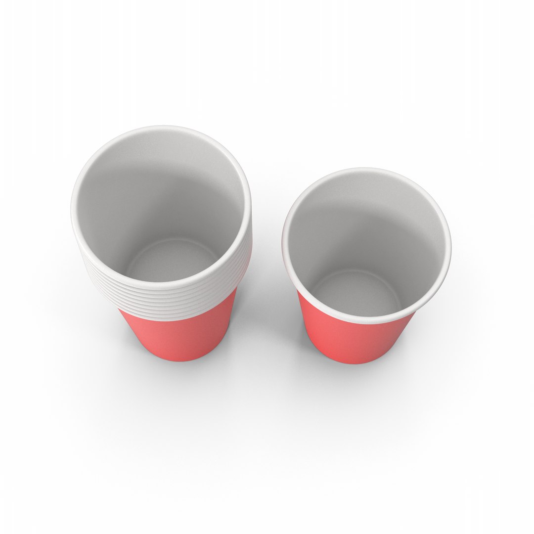 Stack Of Cups Model - TurboSquid 1892648