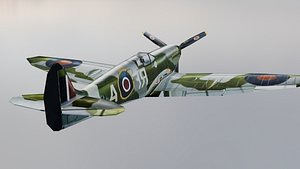 Spitfire simple 3D model