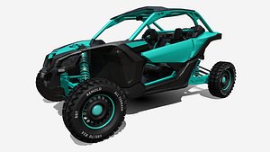 3D SportBuggy LowPoly model