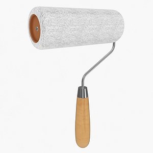 paint roller brush 3d 3ds