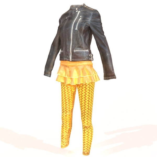 3d model shiny leather