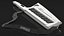 3D Roland AX Edge Keytar White model