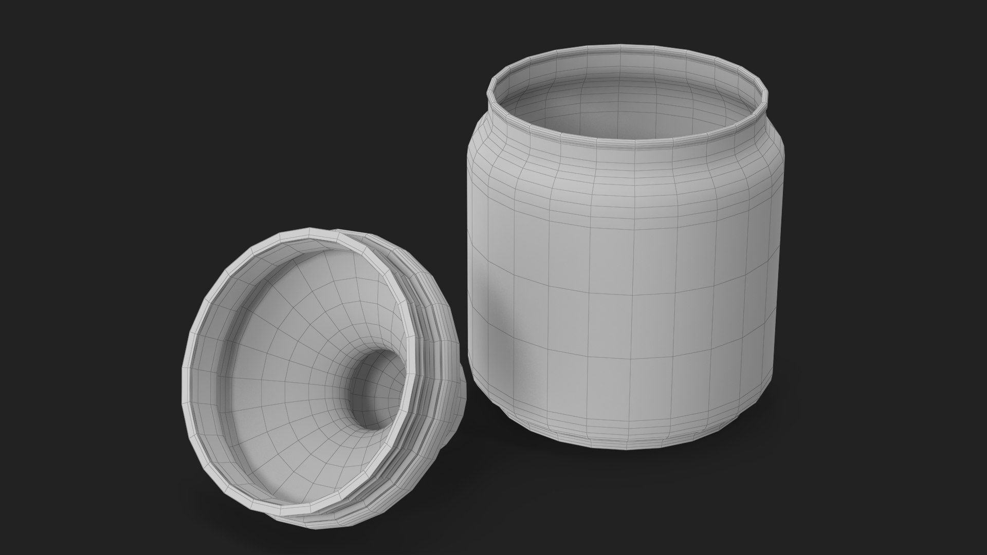 3D Glass Jar 600 Ml Model - TurboSquid 1642563