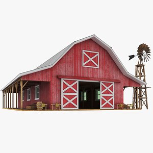 Detailed Farm Barn