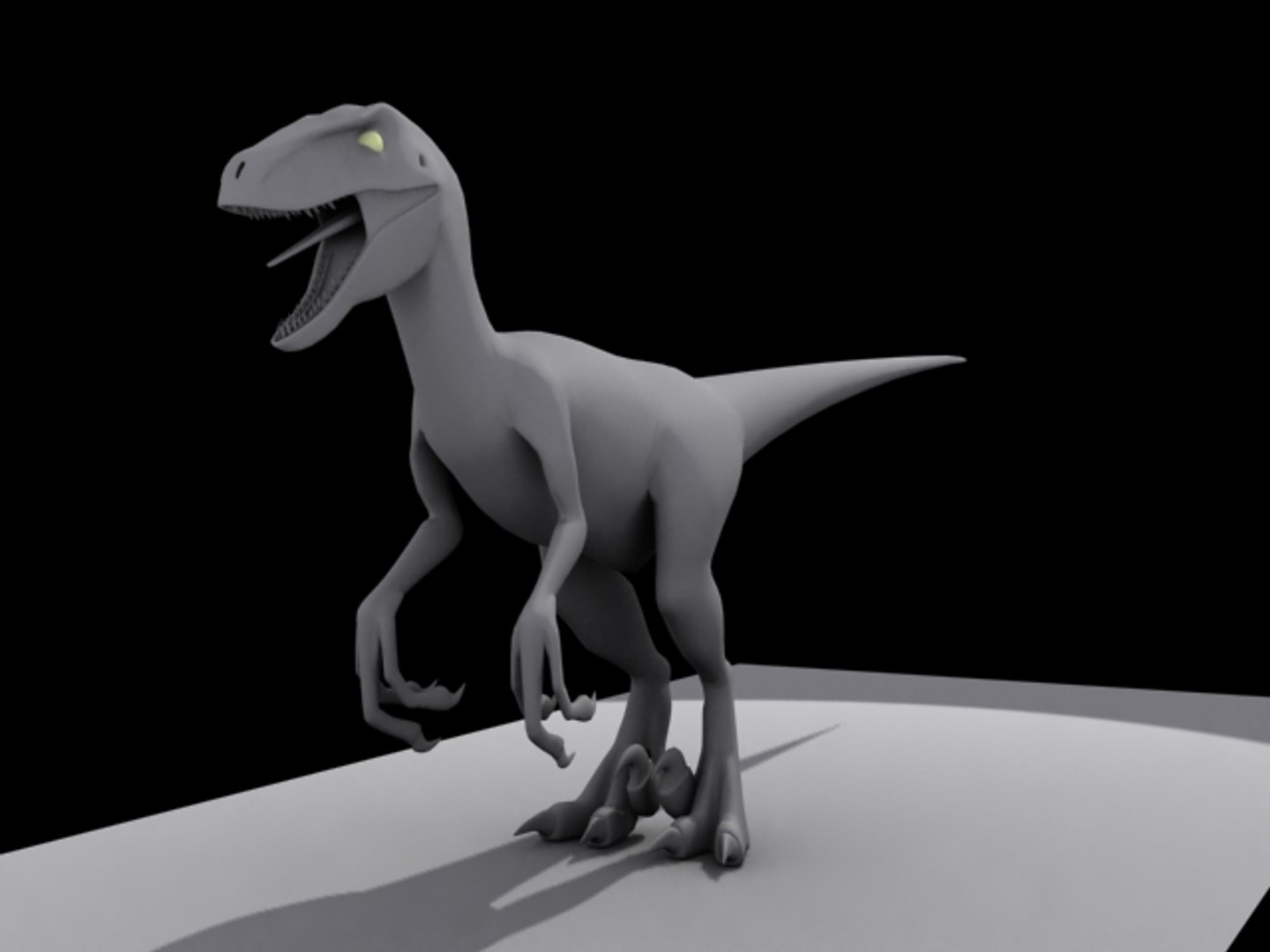 3d Model Raptor Dinosaur