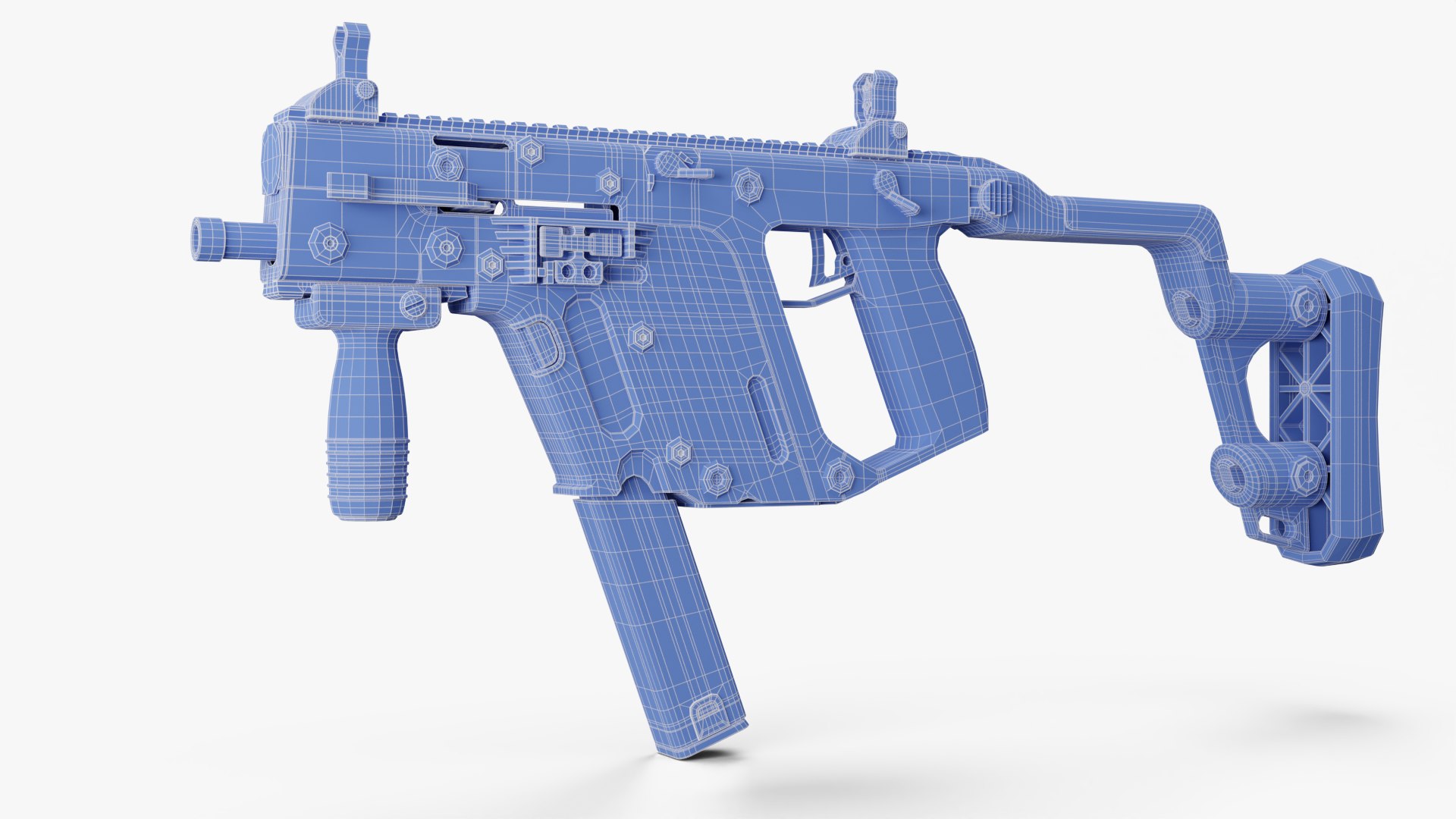 KRISS Vector Gen 1 SMG 45 ACP 3D model https://p.turbosquid.com/ts-thumb/H1/GPqOge/Qs/wireframe1/png/1639052188/1920x1080/fit_q87/24c7b6a69774e507a7e38ba0937c166e46fc2cb2/wireframe1.jpg