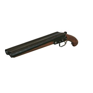 lupara shotgun gun 3D model