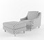 Pottery Barn Landon sofa, armchair and ottoman