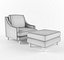 Pottery Barn Landon sofa, armchair and ottoman